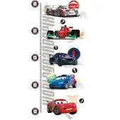 RoomMates Wallstickers - Cars 2 - Growth Chart - Multi/patterned - ONE SIZE