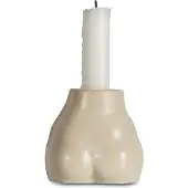By On Candleholder Nature - Beige - 9X5.5X8CM 9