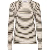 Samsøe & Samsøe Nobil T-Shirt Ls St 205 - Beige - XS