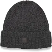 Knowledge cotton apparel Rib Hat - Gots/Vegan - Grey - ONE SIZE
