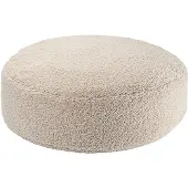 WigiWama Ottoman Teddy - Beige - 65X 65X 20CM