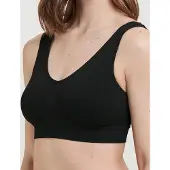 Decoy Bra Top W/Wide Straps - Black - L