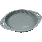 Funktion Tærteform Rund Grå Silikone Fu - Grey - 33X 28X 3CM x 33