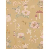 Majvillan Wallpaper Old Garden Mellow Yellow - Yellow - 1005X 53CM