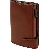 Tony Perotti Furbo Cardholder W/ Banknote And Coin Pocket - Brown - ONE SIZE