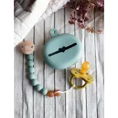 Hevea Pacifier Holder, Natural Rubber - Multi/patterned - ONE SIZE