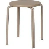 Broste Copenhagen Oda Stool - Beige - ONE SIZE