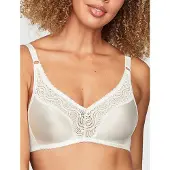 Swegmark Glitter Soft Bra Moulded - White - 7075 D