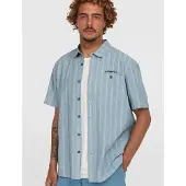 O'Neill Jacquard Stripe Shirt - Blue - S