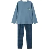 Mango Printed Long Pyjamas - Blue - 11-12