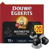 Douwe Egberts | Espresso Ristretto - 20 kapselia nespresso-koneisiin
