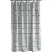 Södahl Badeforhæng Vista - Grey - 180X200CM x 200