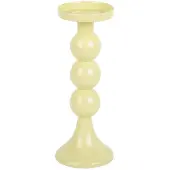 Present Time Candle Holder Funky Large - Yellow - H 23CM