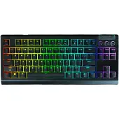Razer BlackWidow V4 TKL HyperSpeed - Orange Mechanical - Pelinäppäimistö - ilman numpadia - Ranskalainen - Musta