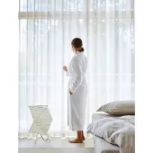 Hoie Svanen Morgenkåbe - White - M