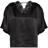 Vero Moda Vmhillary 2/4 Top Btq Ga - Black - S