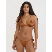 Organic Basics Solar Swim Tie Bikini Bottom - Gold - XS