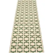 Pappelina , Tom matto Leaf/Cream/sage 70 x 240 cm