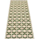 Pappelina , Tom matto Leaf/Cream/sage 70 x 180 cm