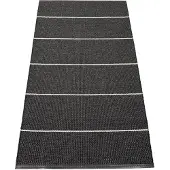 Pappelina , Lea matto Black/Misty Mint/Vanilla 70 x 150 cm