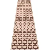 Pappelina Tom-matto, 300 x 70 cm, viininpunainen/kerma/vaaleanpunainen