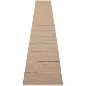 Pappelina , Lea matto Potato/Dark Brown/Vanilla 70 x 375 cm