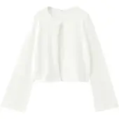 Mango Fine-Knit Cardigan - Cream - 5-6