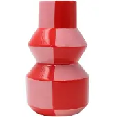 Qué Rico Vase - Celestino - Candy Crush - Red - H10CM