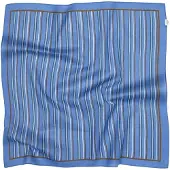 Becksöndergaard Scallopia Striped Cotta Scarf - Blue - ONE SIZE