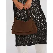Adax Rozzano Shoulder Bag Linn - Brown - ONE SIZE