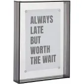 PT Living Photo Frame Gayo Medium Acrylic - Grey - H19CM