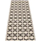 Pappelina , Tom matto Black/Cream/Warm Grey 70 x 180 cm
