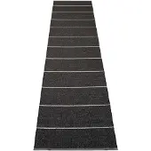 Pappelina , Lea matto Black/Misty Mint/Vanilla 70 x 300 cm
