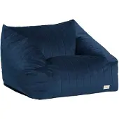 Nobodinoz Chelsea Velvet Beanbag 72X75X42 - Navy - 72X75X42CM