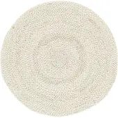 Dixie Braided pöytätabletti Ø 38 cm Ivory