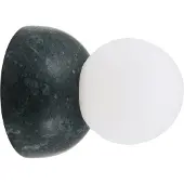Globen Lighting Torrano seinävalaisin/kattolamppu 13 cm Tummanvihreä marmori