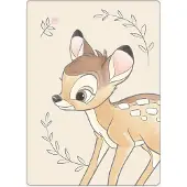 Bambi Fleece - 1011 - 100X140 Cm - Cream - 100X140CM