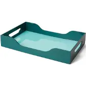 Printworks Lacquered Tray - Swell - Green - 27X 7X 42CM
