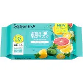 Saborino Morning Facial Sheet Mask Minty Fresh N 30pcs