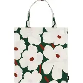 Marimekko P. Unikko Bag 44X43 Cm - Green - 44X43CM