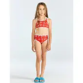 The Animal Observatory Triton Kid Bikini Red - Red - 116