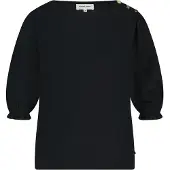 Fabienne Chapot Molly Short Sleeve Pullover - Black - XS