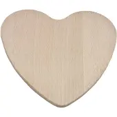 Playwood Heart-shaped wooden bread board