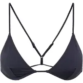 Weekday Racerback Triangle Bikini Top - Blue - M