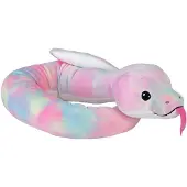 Wild republic Plush Toy Squishy Snakes 132 cm Sorbet