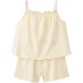Mango Striped Short Pyjamas - Yellow - 13-14