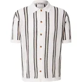 Only & Sons Neuletakki 'ONSGABRIEL' beige / musta / valkoinen