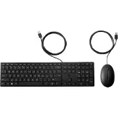 HP Desktop 320MK - Näppäimistö ja Hiirisetti - Belgialainen - Musta
