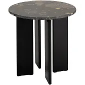 J-Line Sid Tab Mathilde Marb Bla/Pea - Black - Ø 50 CM