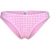 Monki High Cut Seersucker Bikini Bottom - Pink - S